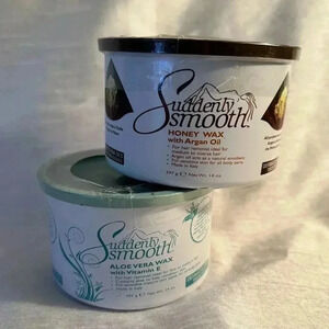 Two Suddenly Smooth Leg Wax’ Aloe And Honey. 397g. 14oz.